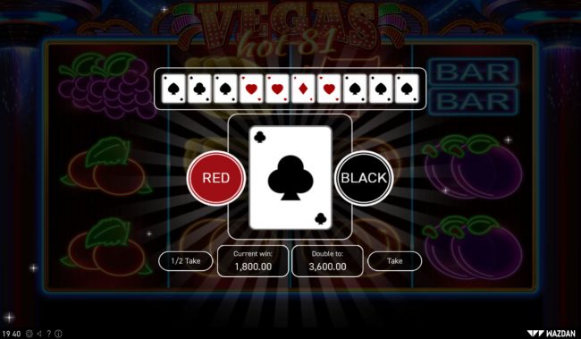 Red or Black Gamble feature