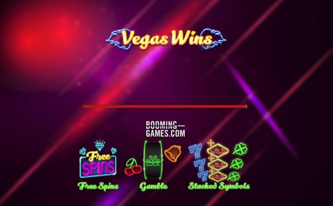 Game features include: Free Spins, Gamble and Stacked Symbols