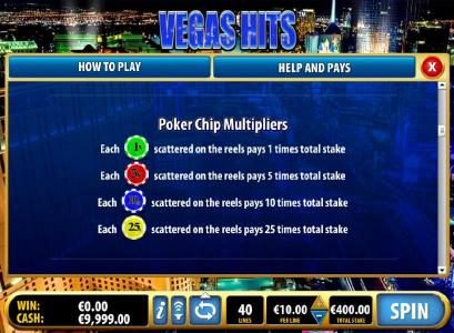 poker chip multiplier