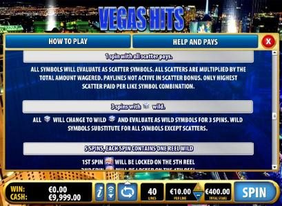 free spins pays continued