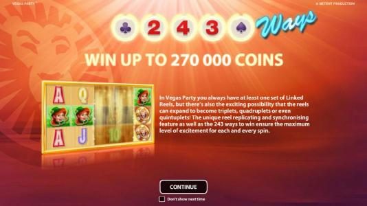 Win up to 270,000 coins.