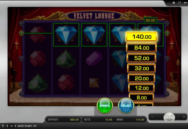 Ladder Gamble Feature Game Board