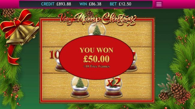 10 Free Spins Awarded