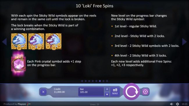 Loki Free Spins Bonus Game Rules