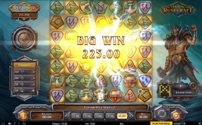 A 225.00 big win awarded player.