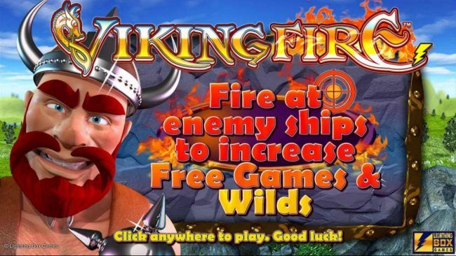 Splash Screen Game Loading - Fire at enemy ships to increase free games and wilds.
