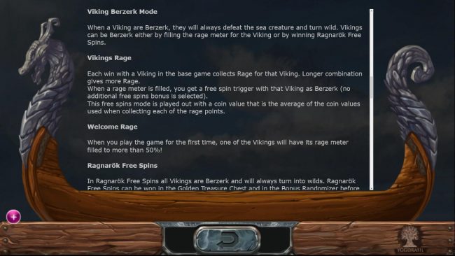 Viking Berzerk Mode, Viking Rage and Welcome Rage Rules