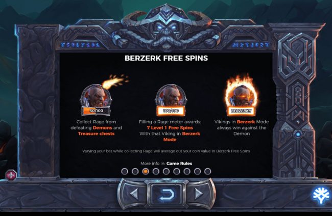 Berzerk Free Spins