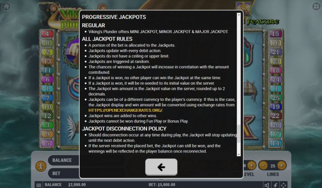 Progressive Jackpot Rules