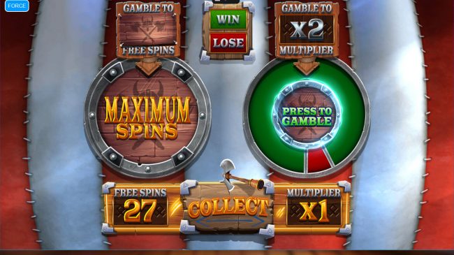 27 free spins awarded