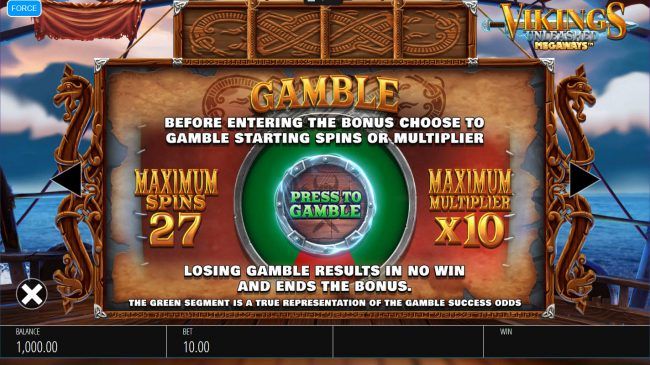 Gamble Feature Rules