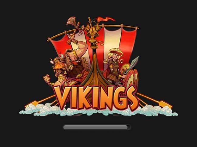 Splash screen - game loading - Viking Themed