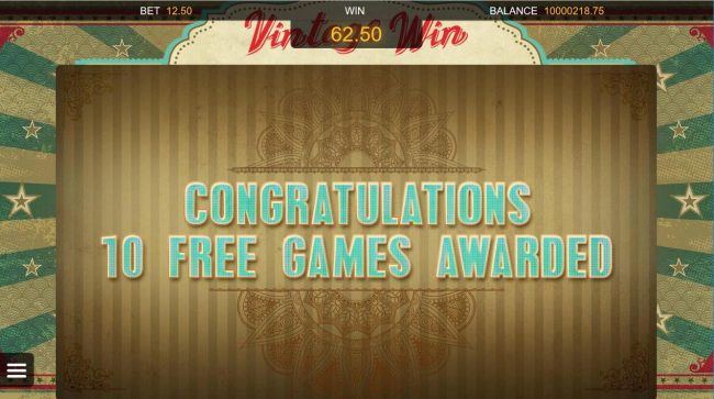 10 free games awarded