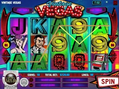 A $435.00 big win  triggered by multiple winning paylines