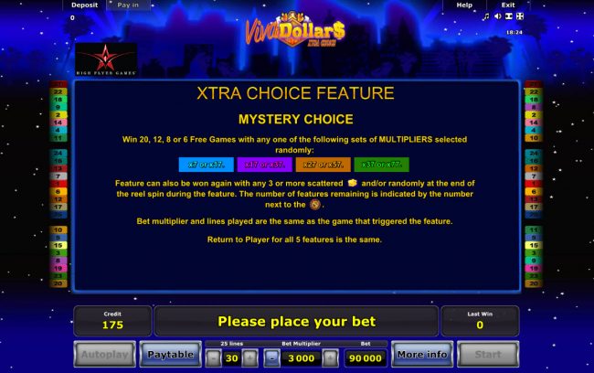 Mystery Choice Rules