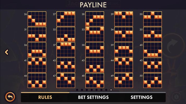 Paylines 26-50