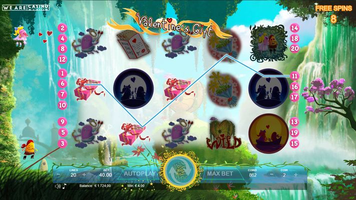 Free Spins Game Board
