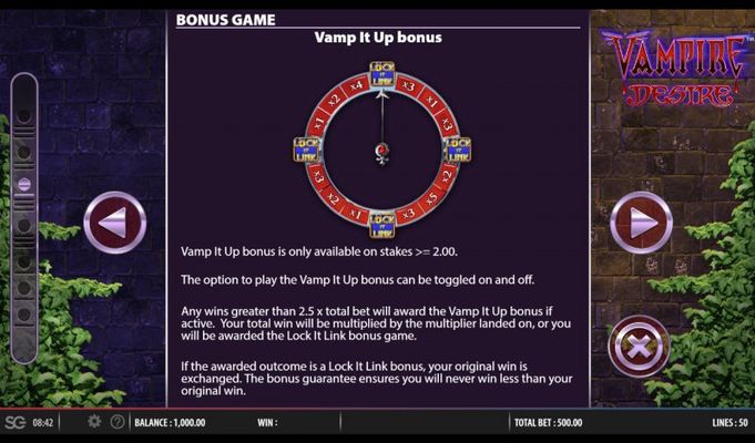 Vampire Desire :: Vamp It Up Bonus