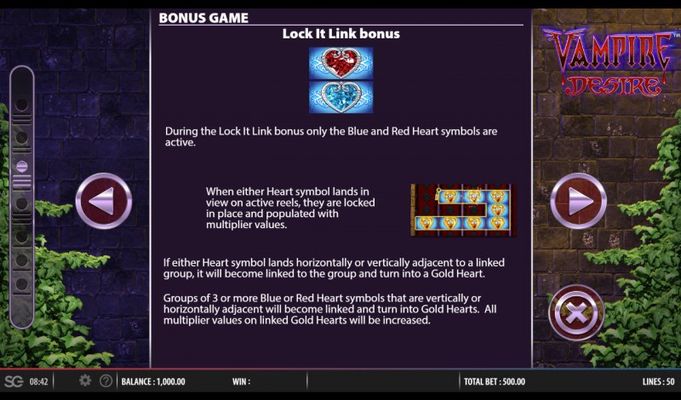Vampire Desire :: Lock It Link Bonus - Continued