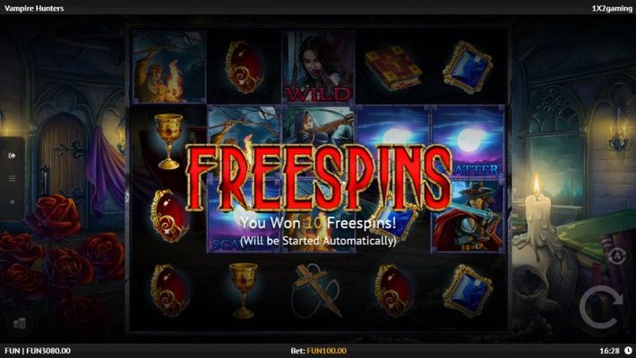 10 Free Spins Awarded