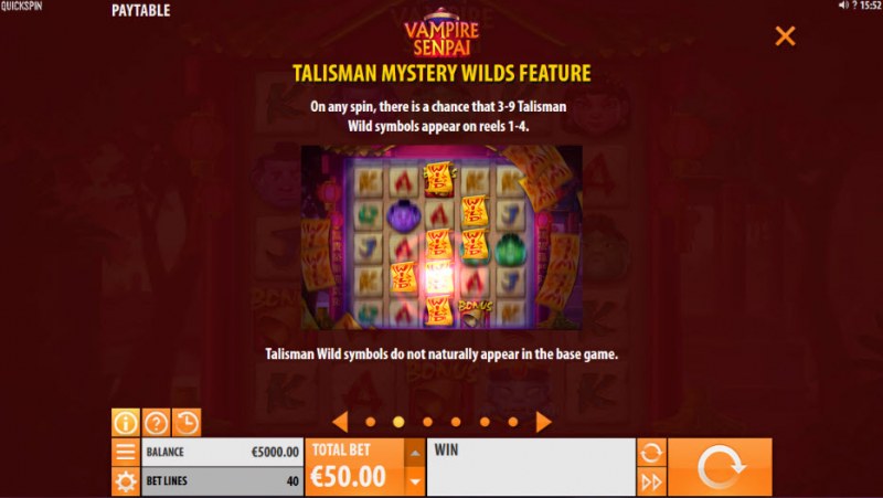 Talisman Mystery Wilds Feature