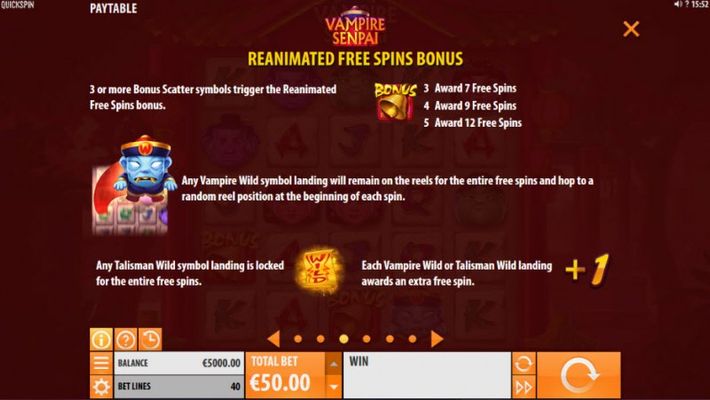 Free Spins Rules