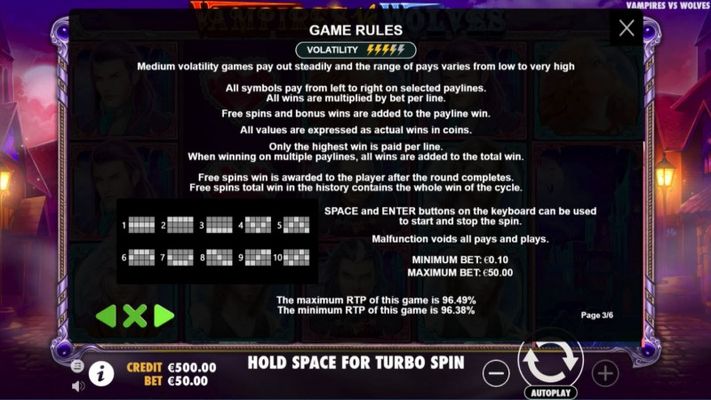 Vampires vs Wolves :: General Game Rules
