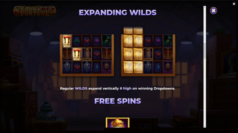 Vault of Fortune :: Expanding Wilds