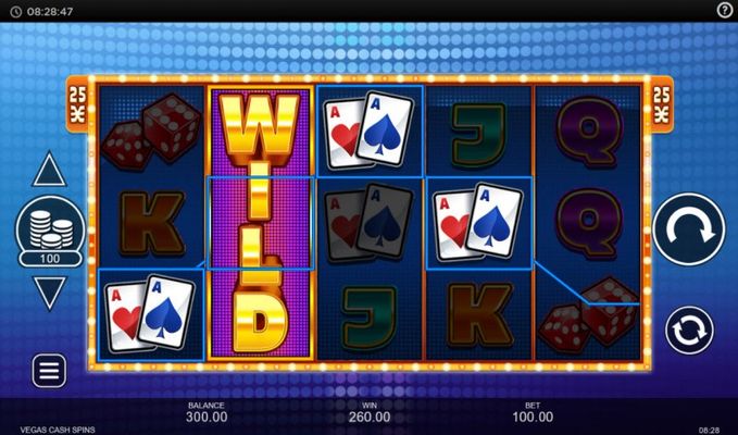 Vegas Cash Spins :: A four of a kind win