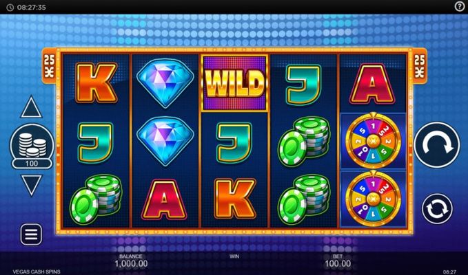 Vegas Cash Spins :: Main Game Board