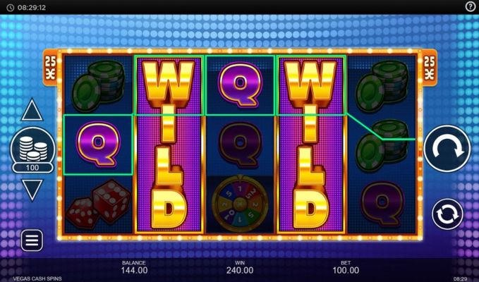 Vegas Cash Spins :: Multiple winning paylines