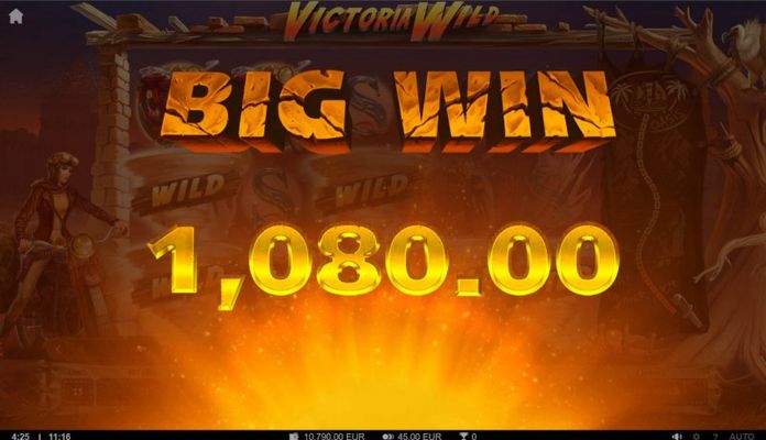 Victoria Wild :: Big Win