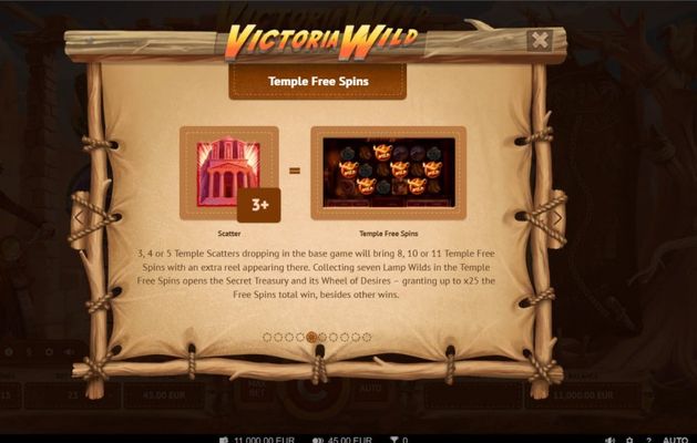 Victoria Wild :: Free Spin Feature Rules