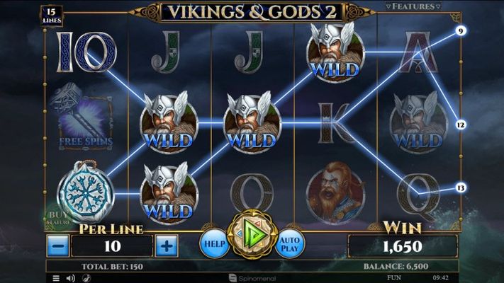 Extra wilds triggers multiple winning paylines