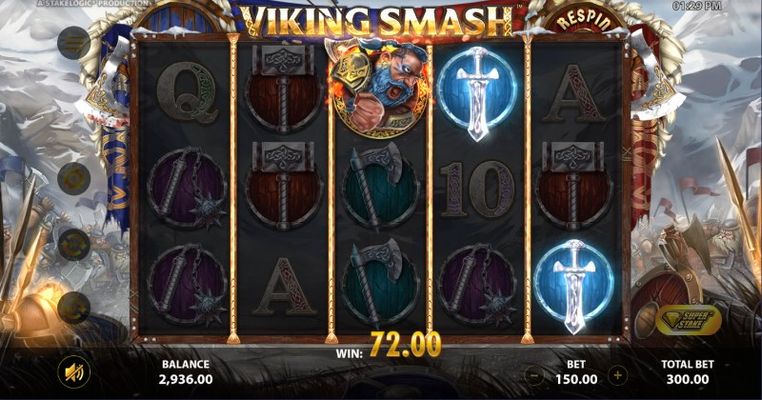 Viking Smash :: Game Pays In Both Directions