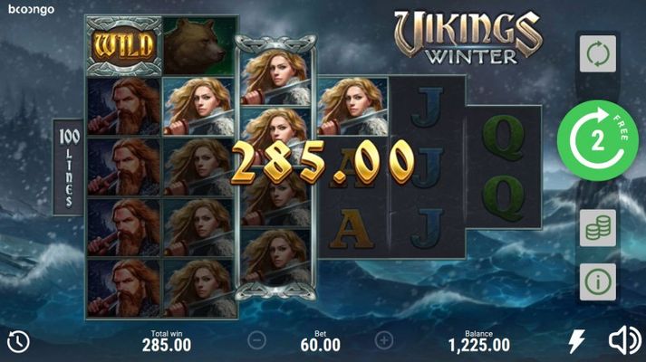 A four of a kind win