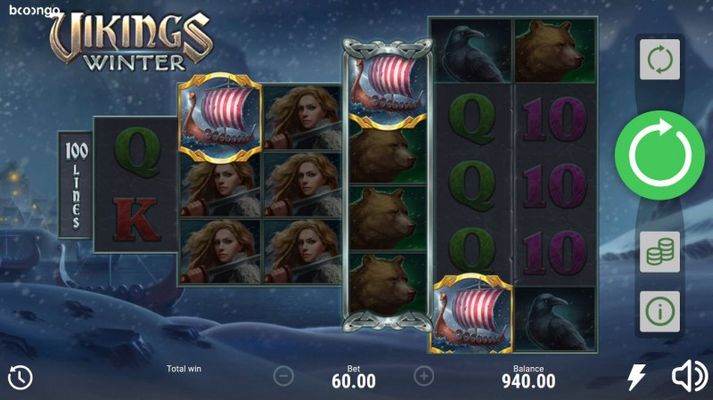 Scatter symbols triggers the free spins bonus feature