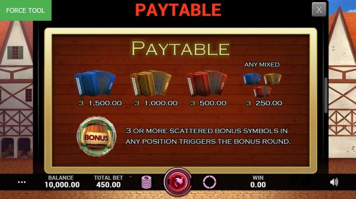 Paytable - Low Value Symbols