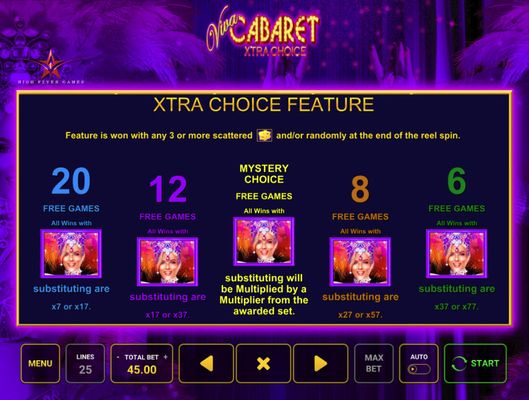 Xtra Choice Feature