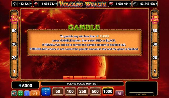 Gamble feature