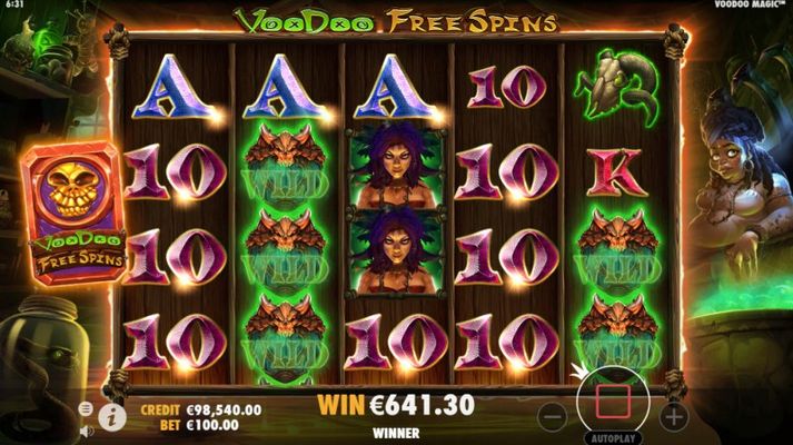 Voodoo Magic :: Multiple winning paylines