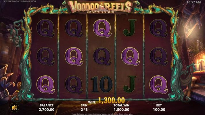 Voodoo Reels :: Multiple winning paylines