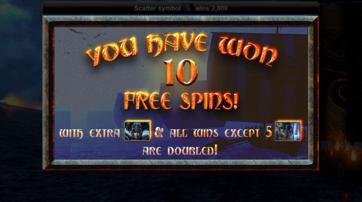 10 Free Spins Awarded