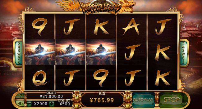 Scatter win triggers the free spins feature