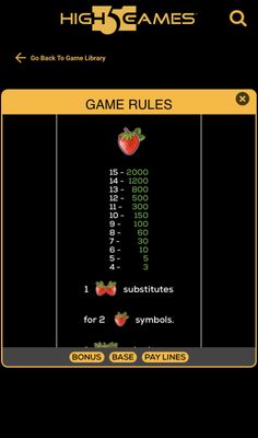 Medium Value Symbols Paytable