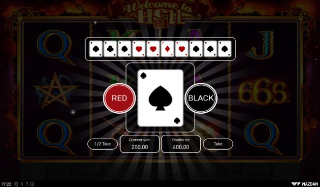 Red or Black Gamble feature