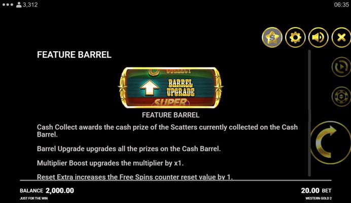 Barrel Feature