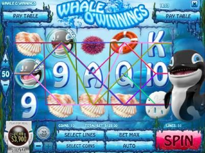 A $3,900 super win triggered by multiple winning paylines