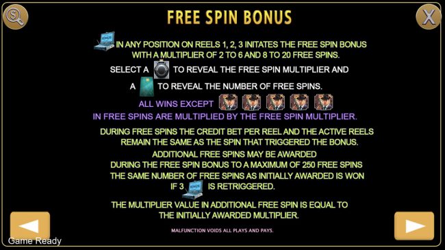 Free Spins Rules