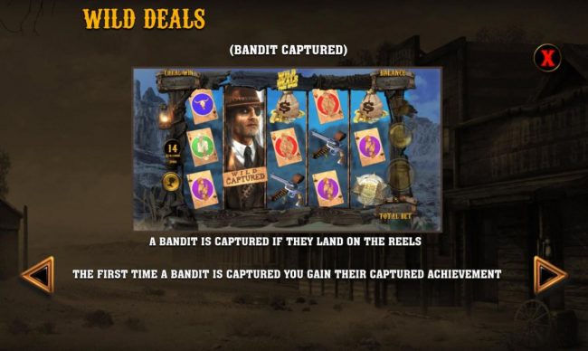 Wild Deals Bandit Captured rules